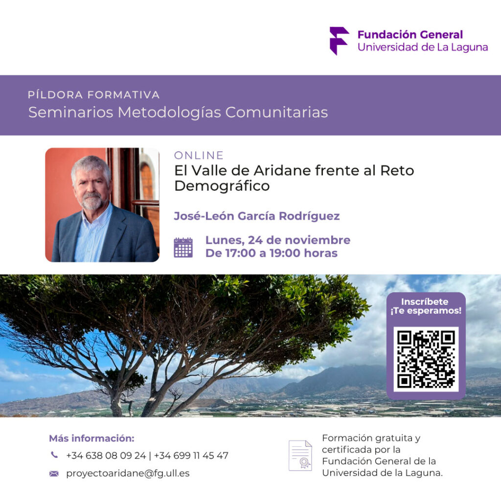 Seminario de Metodologías Comunitarias | ‘El Valle de Aridane frente al Reto Demográfico