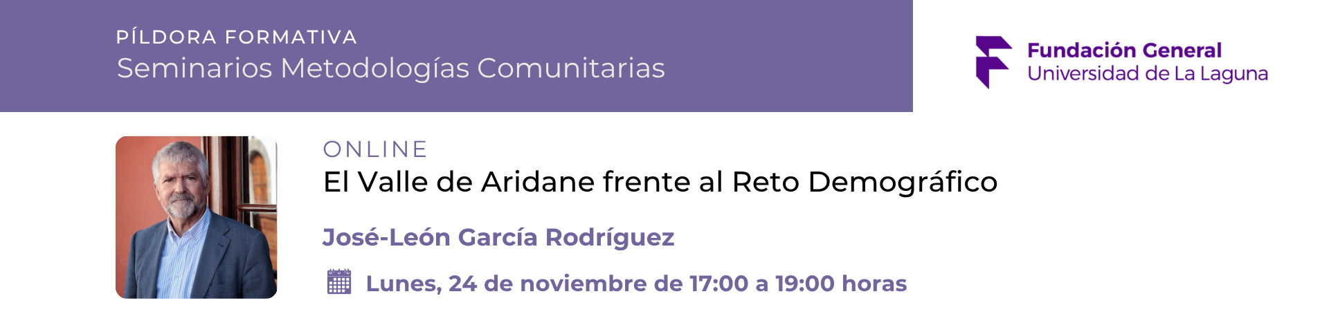 Seminario de Metodologías Comunitarias | ‘El Valle de Aridane frente al Reto Demográfico