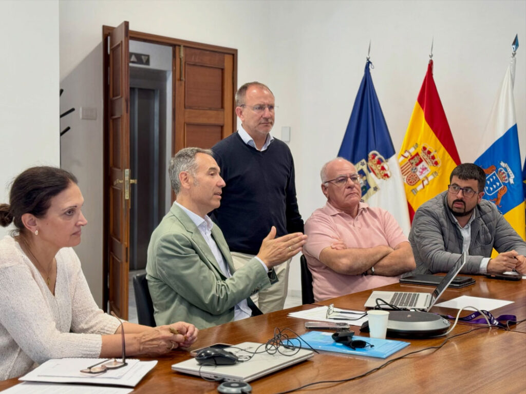 Las portavocías del Cabildo de La Palma conocen el proyecto Aridane